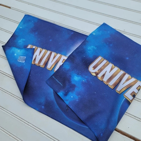 Universal Studios Table Runner Fabric Blue Original 12x30” - Picture 4 of 10